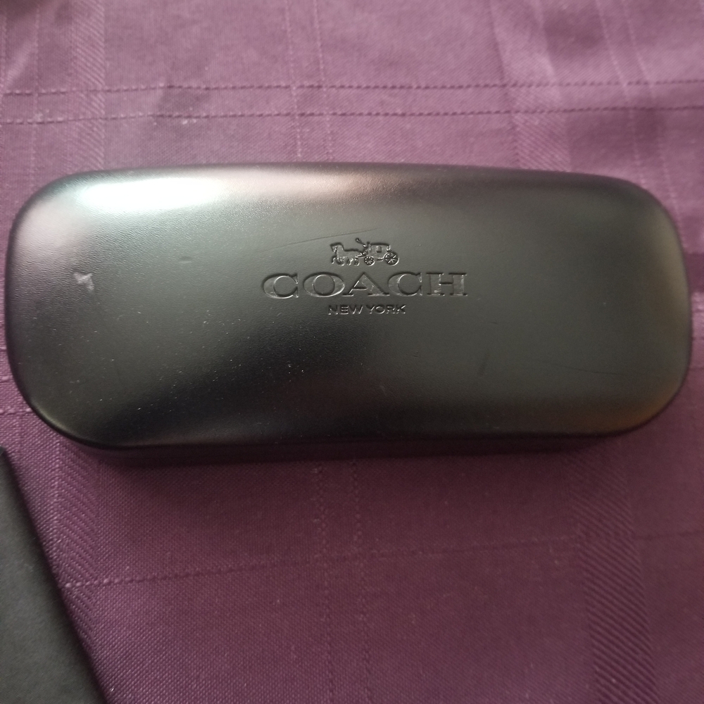 Coach Black Eyeglass Case